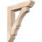 Ekena Millwork Balboa Slat Smooth Bracket w/ Offset Brace, Douglas Fir, 7 1/2"W x 34"D x 40"H BKT0806X34X40BOA06SDF - alternate 1